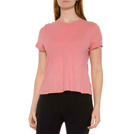 Peter Millar Journeyman Vintage Wash T-Shirt - Short Sleeve in Vintage Pink