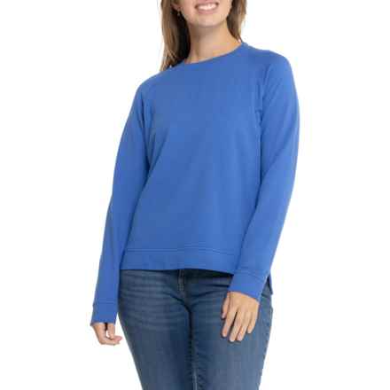 Peter Millar Lava Wash Relaxed Fleece Sweatshirt in Blue3