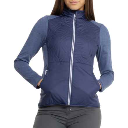 Peter Millar Madeline Hybrid Jacket - Insulated in Navy