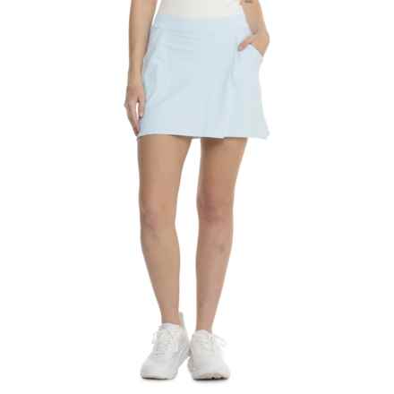 Peter Millar Sally Trim Skort - UPF 50+ in Blue Spruce/White
