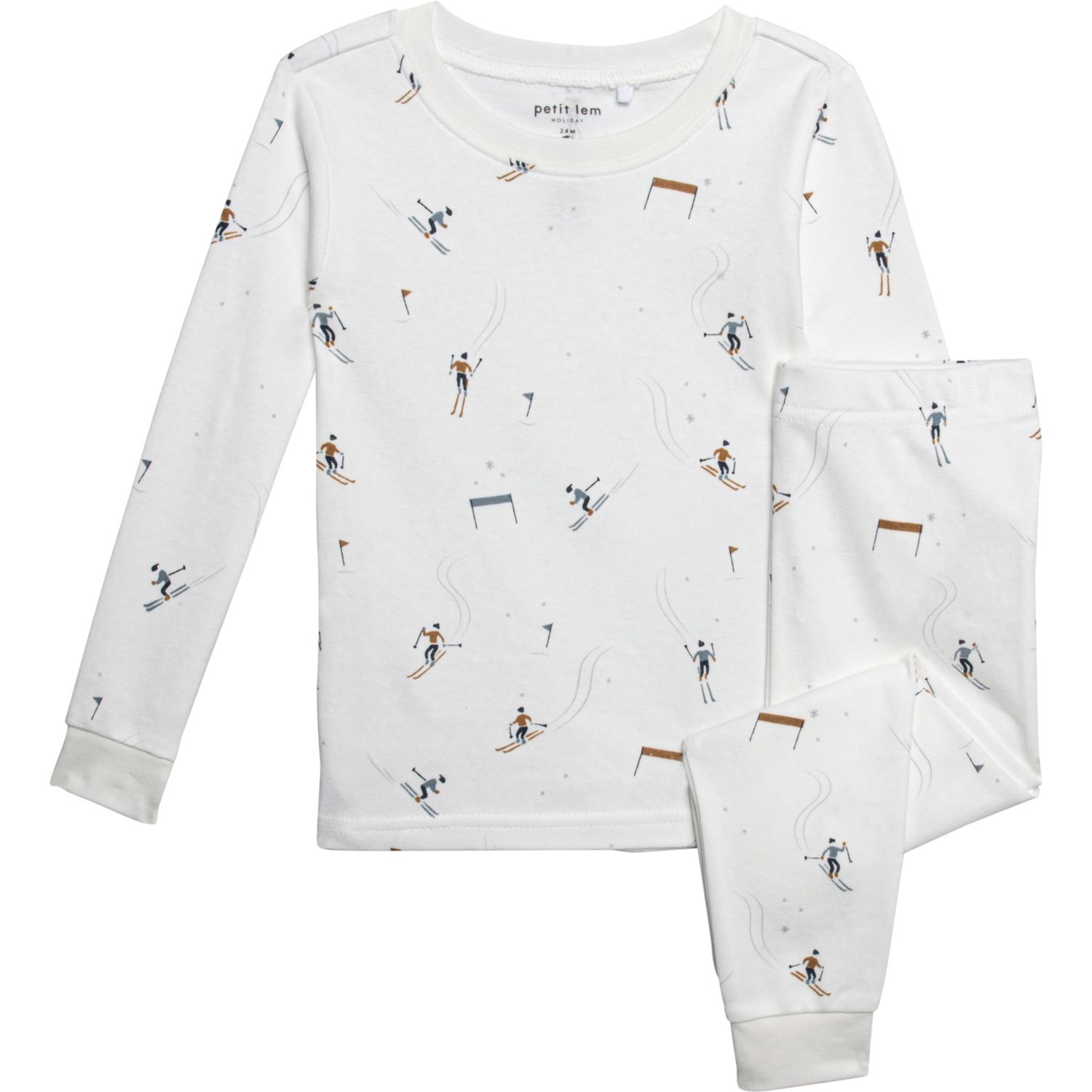 Petit Lem Infant Girls Downhill Ski Pajamas Long Sleeve Save 44