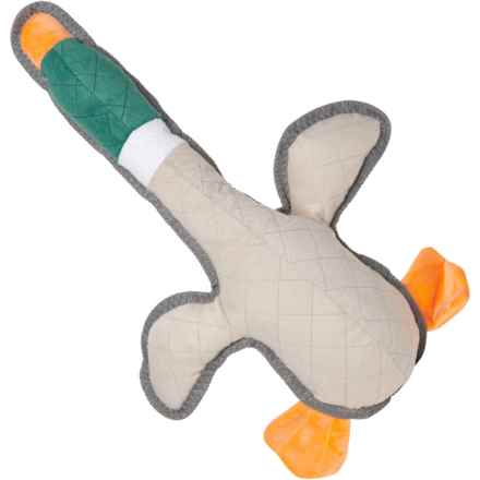 Petlou Bite Me Mallard Duck Plush Dog Toy - 19” in Mallard Duck