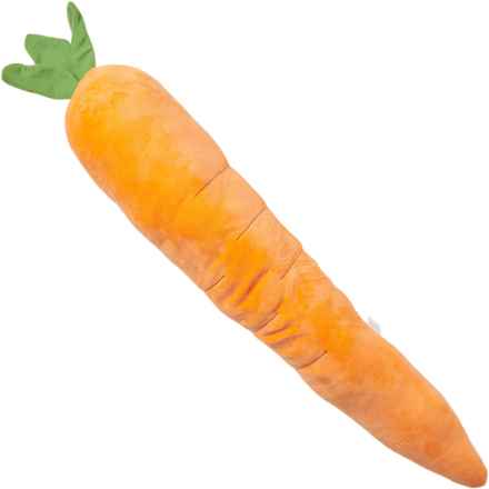 Petlou Carrot Plush Dog Toy - 29”, Squeaker in Carrot