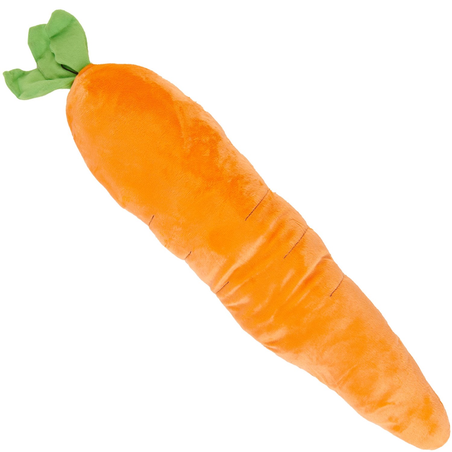 Petlou Carrot Plush Toy - 29”, Squeaker