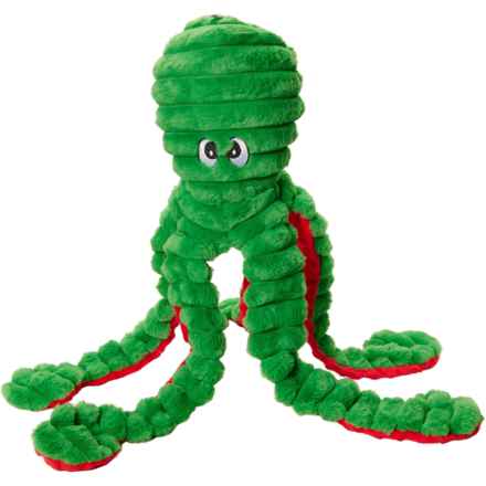 Petlou Christmas Octopus Plush Dog Toy - 32”, Squeaker in Octopus Monster