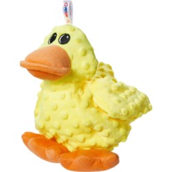 Petlou Dotty Friends Plush Duck Dog Toy - 12”, Squeaker in Duck