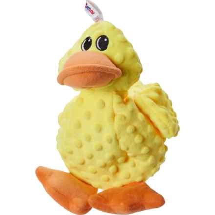 Petlou Duck Dotty Friends Plush Dog Toy - 12”, Squeaker in Duck