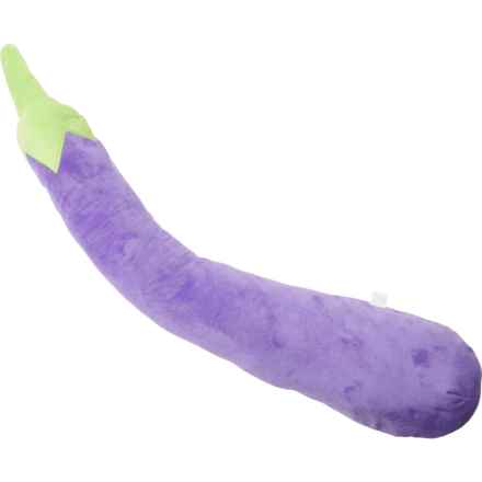 Petlou Eggplant Plush Dog Toy - 29” in Eggplant