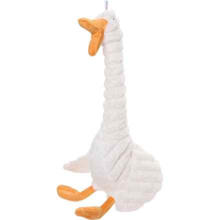 Petlou Farm Friends Plush Duck Dog Toy - 26”, Squeaker in Duck