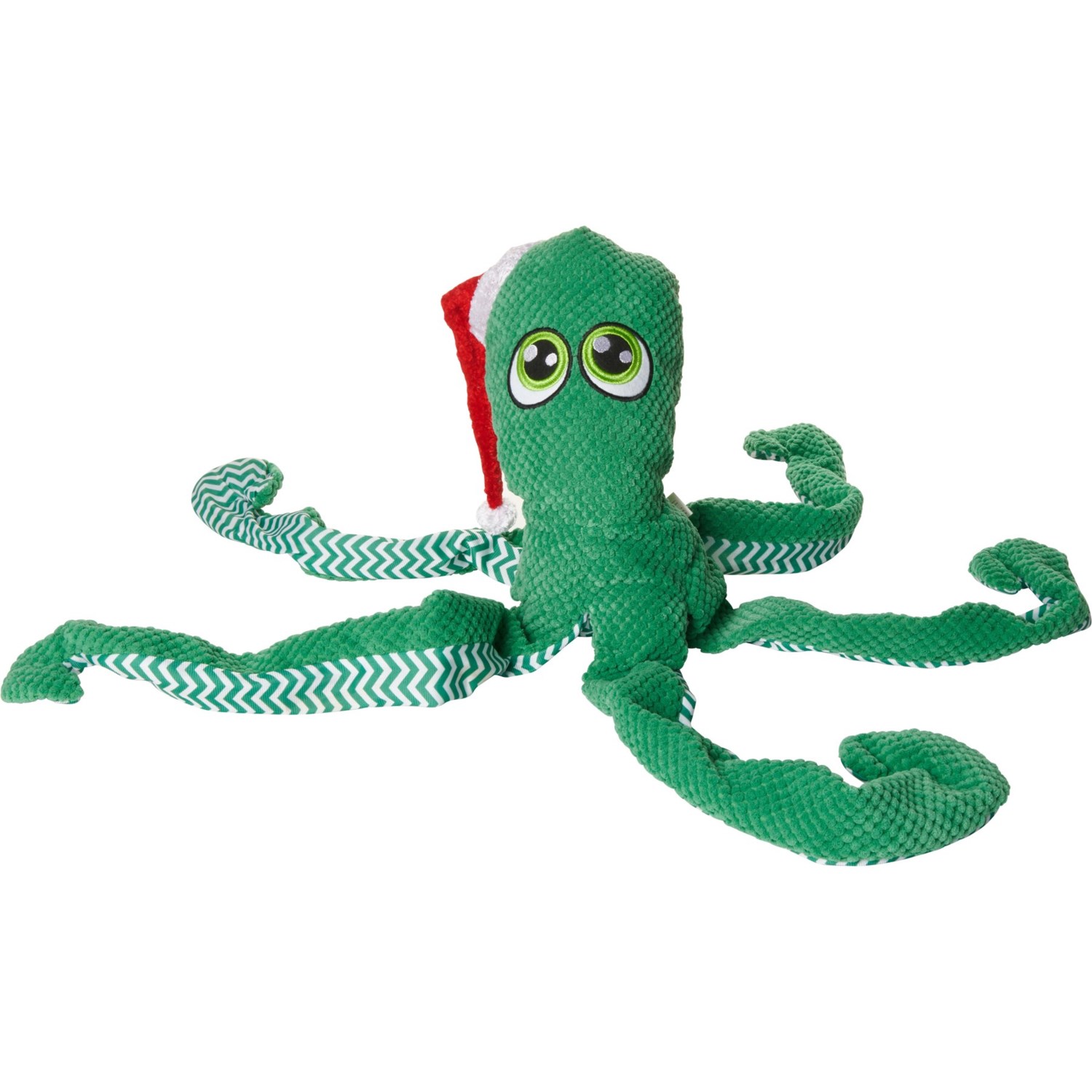 green octopus dog toy