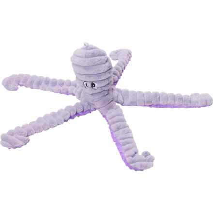 Petlou King Octopus Plush Dog Toy - 26”, Squeaker in Purple