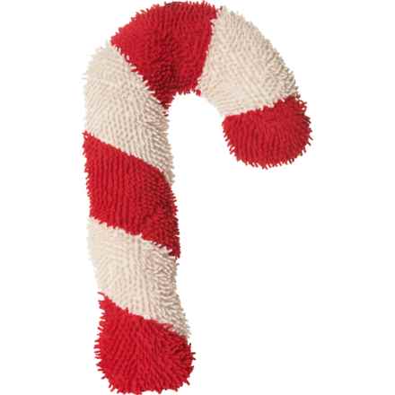 Petlou Twisted Candy Cane Plush Dog Toy - 15”, Squeaker in Candy Cane