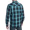 9330U_3 Petrol Eddie Plaid Shirt - Snap Front, Long Sleeve (For Men)
