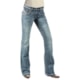 Petrol Whitney Denim Jeans - Low Rise, Slim Fit, Wide Bootcut (For Women)