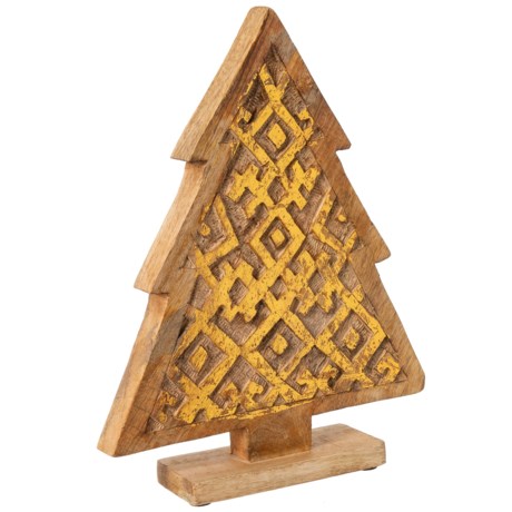 Pewter Pine Decorative Carved Wood Tree 12x9 5 Save 27 Pewter Pine Decorative Carved Wood Tree 12x9 5 In Natural Silver