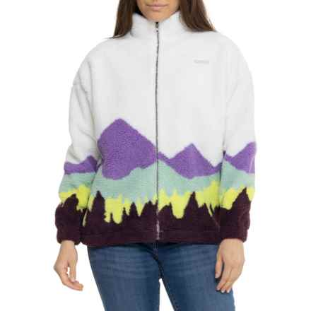 Picture Organic Nyss Fleece Jacket - Full Zip in A Purple Mountains