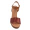127XN_2 Pikolinos Creta Wedge Leather Sandals (For Women)