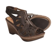Pikolinos Gomera Sling-Back Sandals - Leather (For Women) in Dark Brown - Closeouts