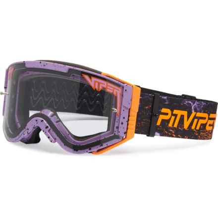 Pit Viper The Brapstrap II High Speed Off-Road Goggles - Extra Lens (For Men) in Orange/Bpurple/Black