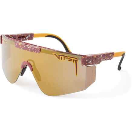 Pit Viper The Burgundy Sunglasses (For Men and Women) in Gold Revo