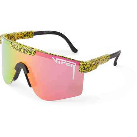 Pit Viper The Carnivore Double-Wide Sunglasses (For Men and Women) in Yellow