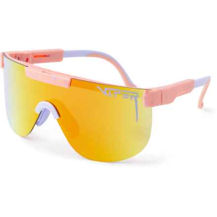 Pit Viper The Slammin’ Ellipticals Sunglasses - Mirror Lens (For Men and Women) in Orange Revo