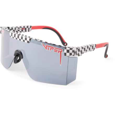 Pit Viper The Victory Lane Intimidator 2000 Sunglasses - Mirror Lens (For Men and Women) in Matte Black Mirror
