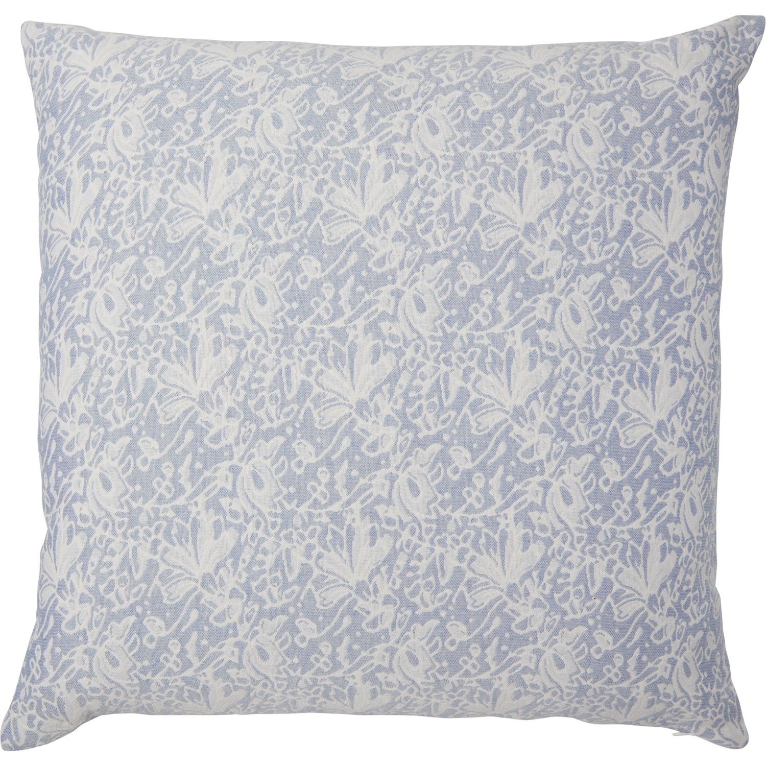 Piubelle Made in Portugal Rory Flowers Throw Pillow 24x24”, Blue