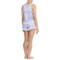 4GPFD_2 PJ Couture Beach Party Lacey Tank Top and Shorts Pajamas