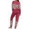 4RUPN_2 PJ Salvage His and Hers Matching Holiday Fair Isle Jogger Pajamas - Long Sleeve