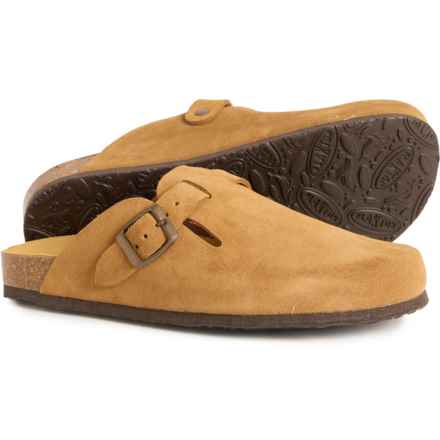 Plakton Made in Spain Blogg Clogs - Suede in Tostado