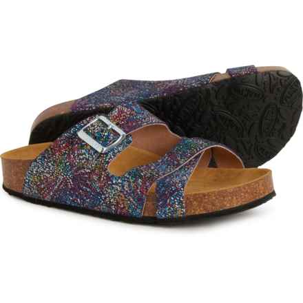 Plakton Made in Spain Boludo Cork Footbed Sandals (For Women) in Marino