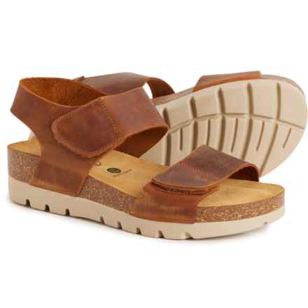 Plakton Made in Spain Compi Cork Footbed Sandals - Leather (For Women) in Roble225x
