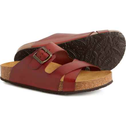 Plakton Made in Spain Cork Footbed Sandals - Leather (For Women) in Vaquetilla/Cuero