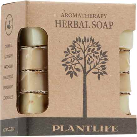 Plant Life Aromatherapy Herbal Soap Sampler Set - 6-Pack, 1.25 oz. in Multi