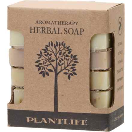 Plant Life Aromatherapy Herbal Soap Sampler Set - 6-Pack, 1.25 oz. in Multi