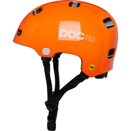 POC Crane Bike Helmet - MIPS (For Boys and Girls) in Fluorescent Orange