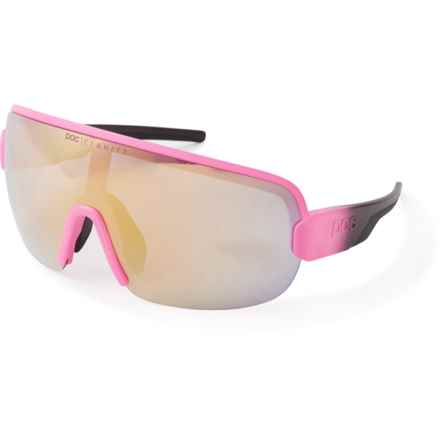 POC Made in Italy Aim Sunglasses (For Men and Women) in Fluorescent Pink/Uranium Black