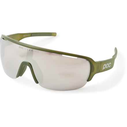POC Made in Italy Do Half Blade Sunglasses (For Men and Women) in Epidote Green Translucent