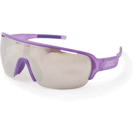 POC Made in Italy Do Half Blade Sunglasses (For Men and Women) in Sapphire Purple Translucent