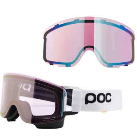 POC Nexal Clarity Comp Ski Goggles - Extra Lens (For Men) in Hydrogen White/Uranium Black/Clarity Comp Low Ligh