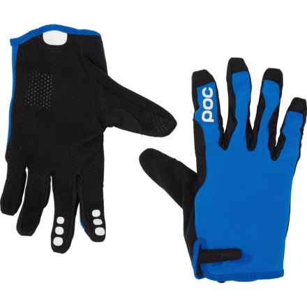 POC Resistance Enduro Adjustable Bike Gloves - Touchscreen Compatible (For Men and Women) in Light Azurite Blue