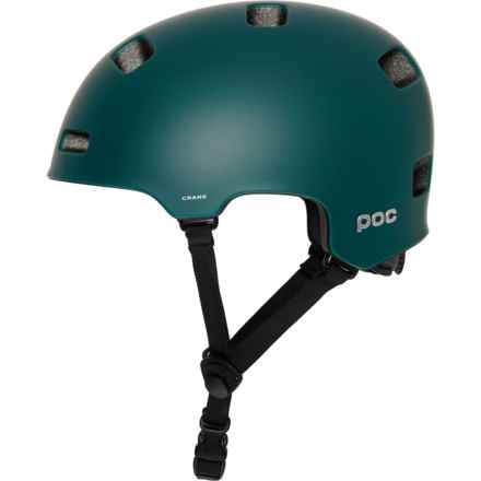 POC SPORTS Crane Bike Helmet - MIPS (For Men and Women) in Moldanite Green Matt