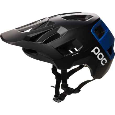 POC SPORTS Kortal Bike Helmet (For Men and Women) in Uranium Black/Opal Blue Metallic/Matte