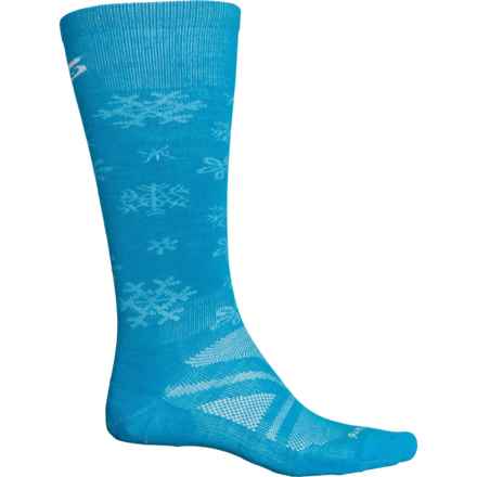 Point 6 Blizzard Ultralight Socks - Merino Wool, Over the Calf (For Men and Women) in Caribbean