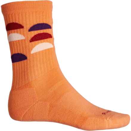 Point 6 Light Cushion Casual Socks - Merino Wool, Crew (For Men) in Apricot