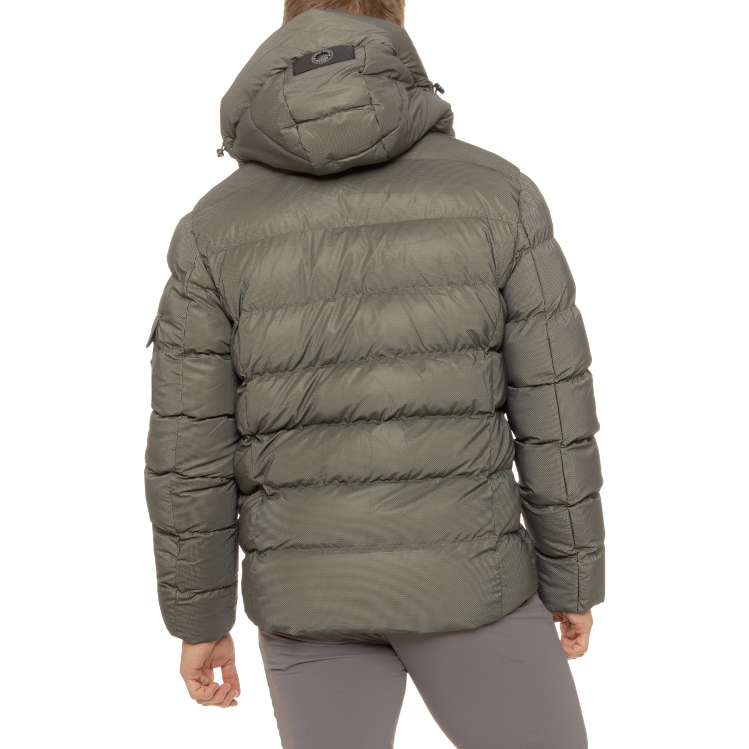 POINT ZERO Matte Shine Textured Puffer Jacket - Insulated - Save 66%