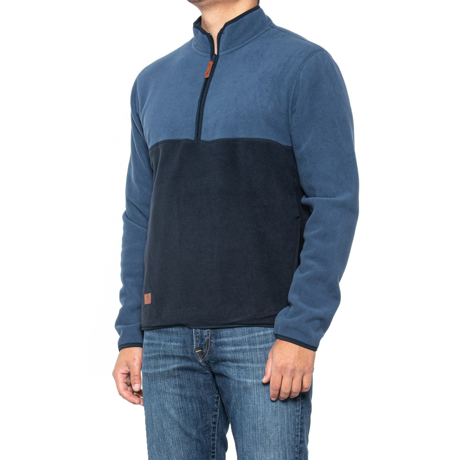 POINT ZERO Test Color-Block Microfleece Jacket (For Men) - Save 66%