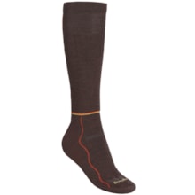 Point6 Surefoot Pro Flutterby Ski Socks - Merino Wool, Lightweight, Over-the-Calf (For Women) in Chestnut - 2nds
