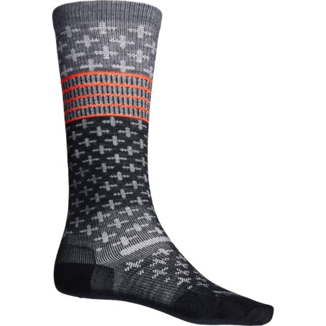 Point6 Ultralight Ski Socks - Merino Wool, Over the Calf (For Men) in Black